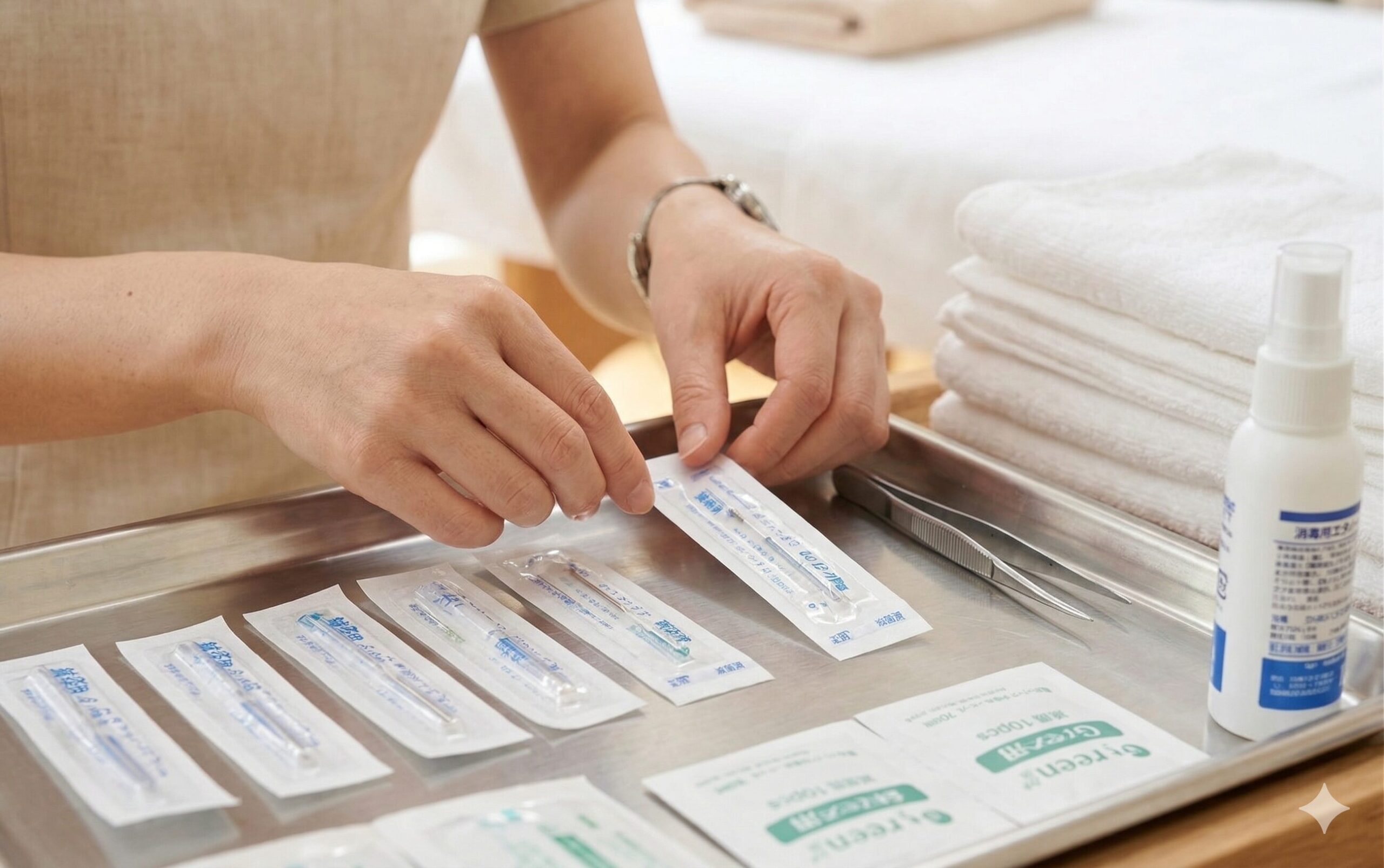 ディスポーザブル鍼の使用